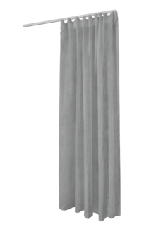 Gardin Shimmer tunn med multiband, ljusgrå, 1-pack