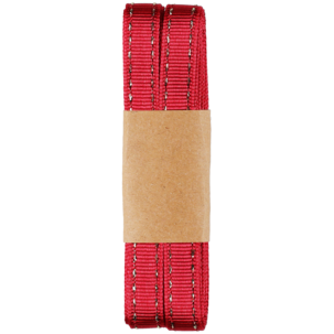 Tygband presentband röd/guld, 2-pack