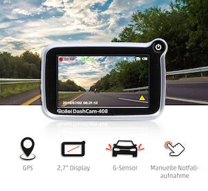 Rollei DashCam-408 bilkamera