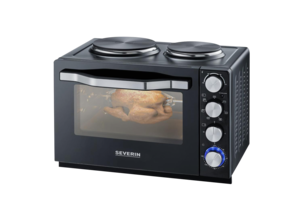 44–5664 Severin TO 2074 Pöytäliesi, jossa uusi, 30 l, 2500 W