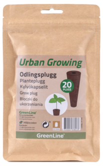 Greenline Urban Growing odlingspluggar, 20-pack