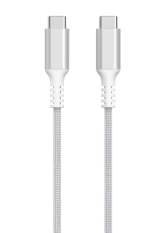 Tygklädd USB C kabel 1,5m USB-C till USB-C Clas Ohlson