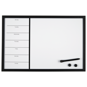 Magnetisk whiteboard veckoplanering, 60x40 cm
