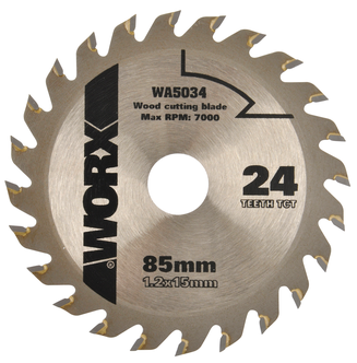 Worx hardmetallblad, 85 mm