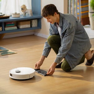 Roborock Q10 VF+ robotstøvsuger med mopp og stasjon