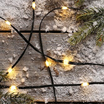 Mini LED Valoketju lämmin valkoinen, eri pituuksia