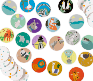 Memory spel, 40 bitar