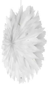 Paperitähti kukka valkoinen 50 cm, Northlight
