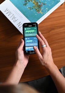 Haale 2 smart ring, vattentät, guld