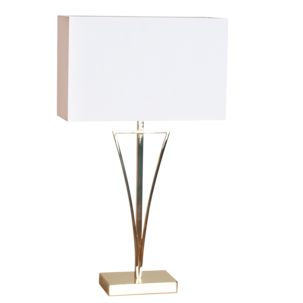 By Rydéns Blake Pöytävalaisin messinkiä ja valkoista pellavaa