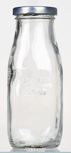 Lasipullo jossa kierrekorkki 0,32 l