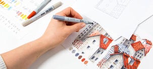 Copic Ciao Layer & Mix Architect Palette tusjer, 3-pakning