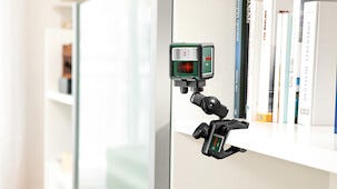 Bosch Quigo Basic, krysslaser med universalhållare