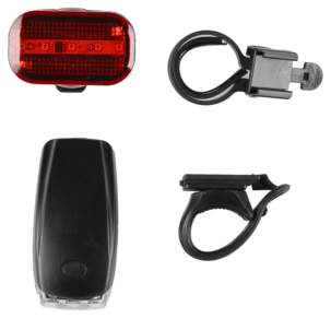 Asaklitt cykellampa fram och bak, komplett kit