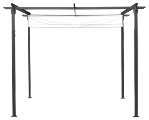 Pergola med soltak, 2,9 x 2,9 meter