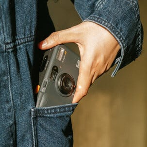 Kodak Snapic A1 analog kamera med glasobjektiv