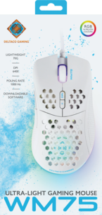 Deltaco Gaming GAM-108 ultralett gamingmus, RGB