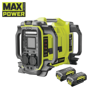 Ryobi elverk Max Power 36 V RY36BI1800A-250, med batterier