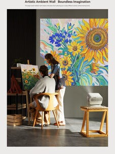 Wanbo Vali 1 Pro smart projektor, hvit