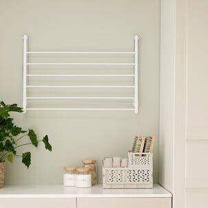 Torkställning vägg nedfällbar, 4,5 m