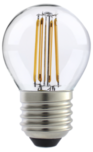 Dimbar LED-pære, illum E27 3,4 W, varmhvit