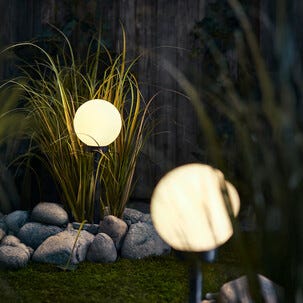 Solcellelampe med markspyd, 75 cm