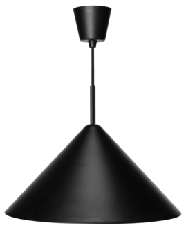 Northlight Vide taklampe i metall, 46 cm, svart