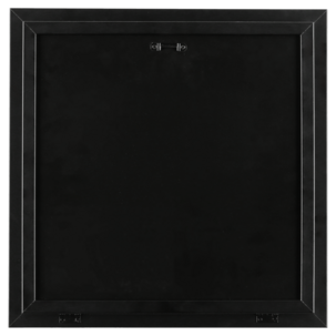 Svart ramme for vinylplater kvadratisk 32 x 32 cm