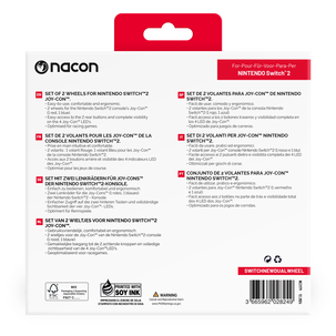 Nacon Wheel Pair ratt til Nintendo Switch 2, 2-pakning