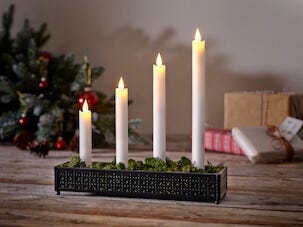 Adventsljus LED, 4-pack