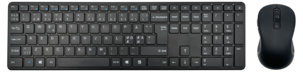 Tastatur og mus med trådløs tilkobling