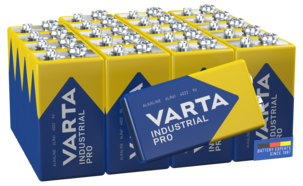 Varta Industrial Pro 9 V-batterier, 20-pakning