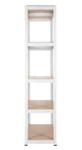 Hylla metall för garage eller förråd, 5 hyllplan