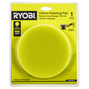 Polersvamp medium 125 mm Ryobi R18P-0 polermaskin