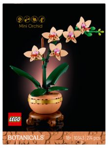 LEGO Icons Botanicals Miniatyrorkidé 10343, 18 år
