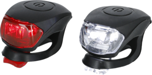 Hvit og rød mini-LED med strikk, 2-pakning