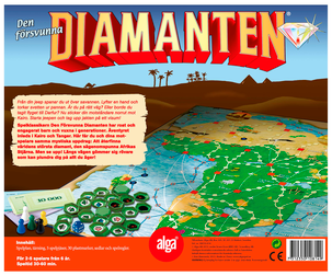 Den Försvunna Diamanten brädspel Alga, från 6 år