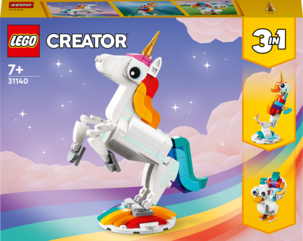 LEGO Creator 3-i-1 Magisk enhörning 31140, från 7 år