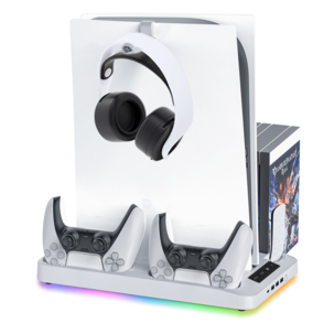 Exibel 4-in-1 -teline PS5/PS5 Slim, jäähdytys