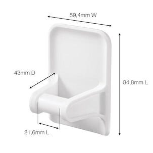 Command itsekiinnittyvä teline / koukku spraypulloille