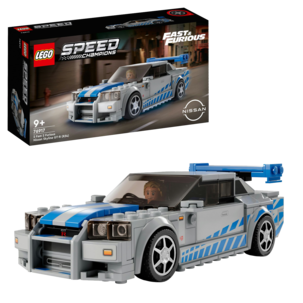 LEGO Speed Champions 2 Fast 2 Furious Nissan Skyline GT-R (R34) 76917, yli 9-vuotiaille