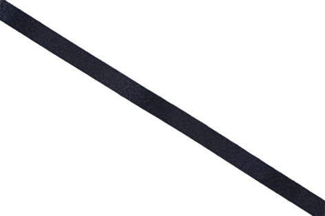 Presentband i ribbat tyg, blå, återanvändbara
