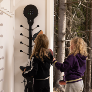 Hedgehog Wall Käsine- ja kengänkuivain, 8 koukkua