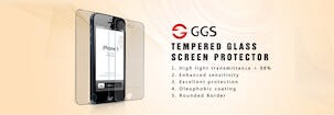 Displayskydd i glas för iPhone 5/5S/5C/SE