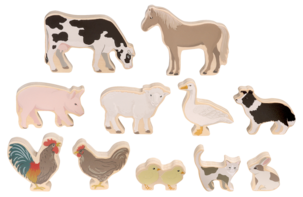 Micki Maatilan eläimet, puuta, yli 3-vuotiaille