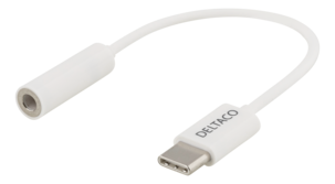 3,5 mm-adapter USB-C, Deltaco
