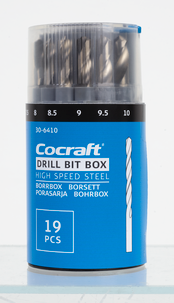 Metallborrar Cocraft 19 delar