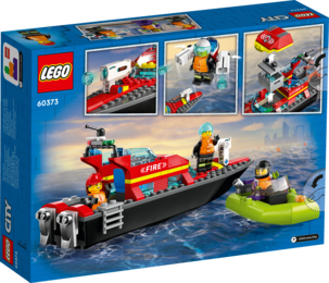 LEGO City Brandräddningsbåt från 5 år, 60373