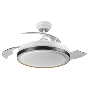 Osram takfläkt med belysning, fjärrkontroll, vit