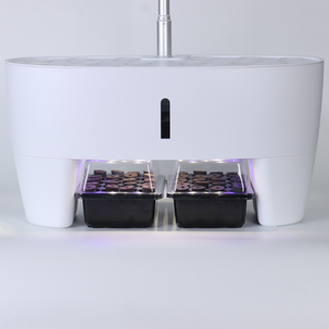 Sett for hydroponisk dyrking med 16 plugger, innendørs